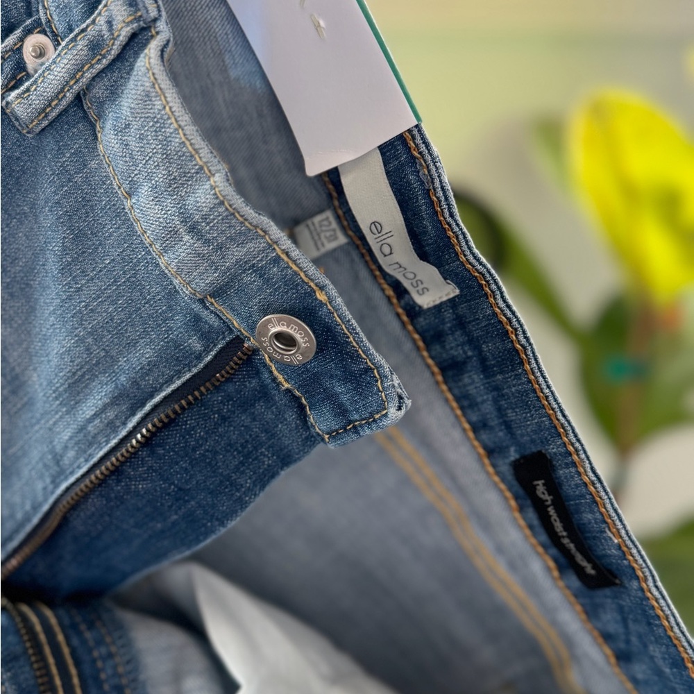 Ella Moss Light Blue High Rise Women's Jeans - Picture 3 of 4